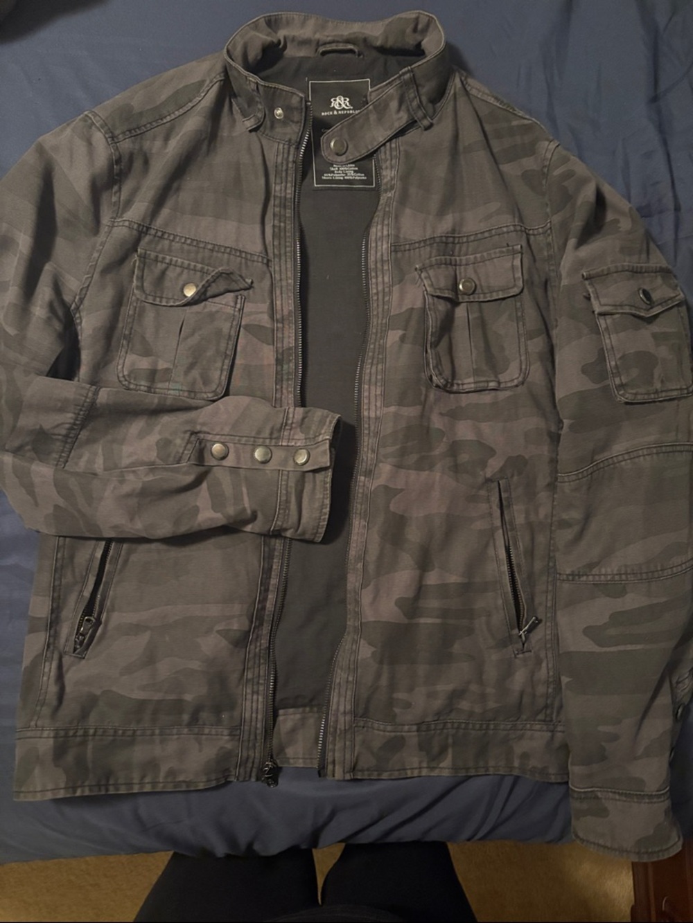 Rock & Republic Men's Camo Field Jacket